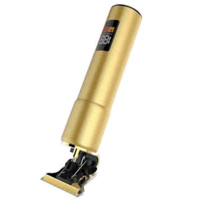 Bronze Coloured Washable Clippers Barber Hair Trimmer